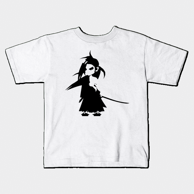 Sea Emperor minimal silhouette white Kids T-Shirt by WannabeArtworks